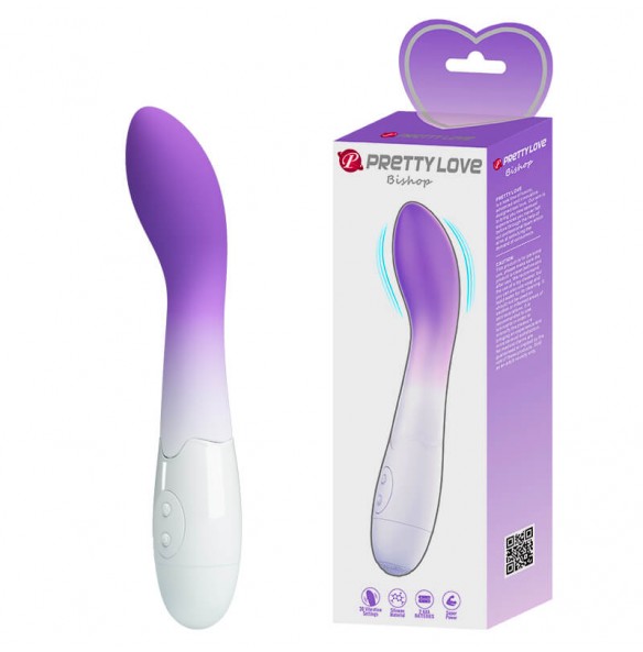 PRETTY LOVE - Bishop Wand Vibrator (Battery - Purple) PRETTY LOVE - Bishop Wand Vibrator (Battery - Purple)